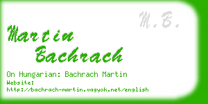 martin bachrach business card